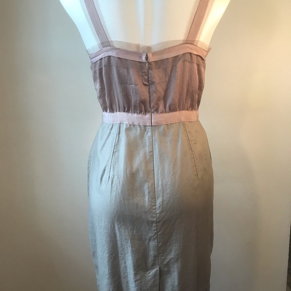 LOFT Ann Taylor Dress, Petite, NWOT (New Without Tags), Ribbons and Mesh, Bronze - Picture 8 of 16